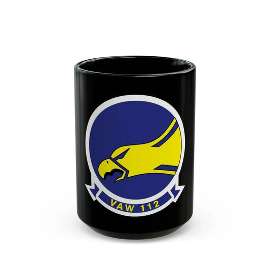 VAW 112 (U.S. Navy) Black Coffee Mug 15oz - Go Mug Yourself
