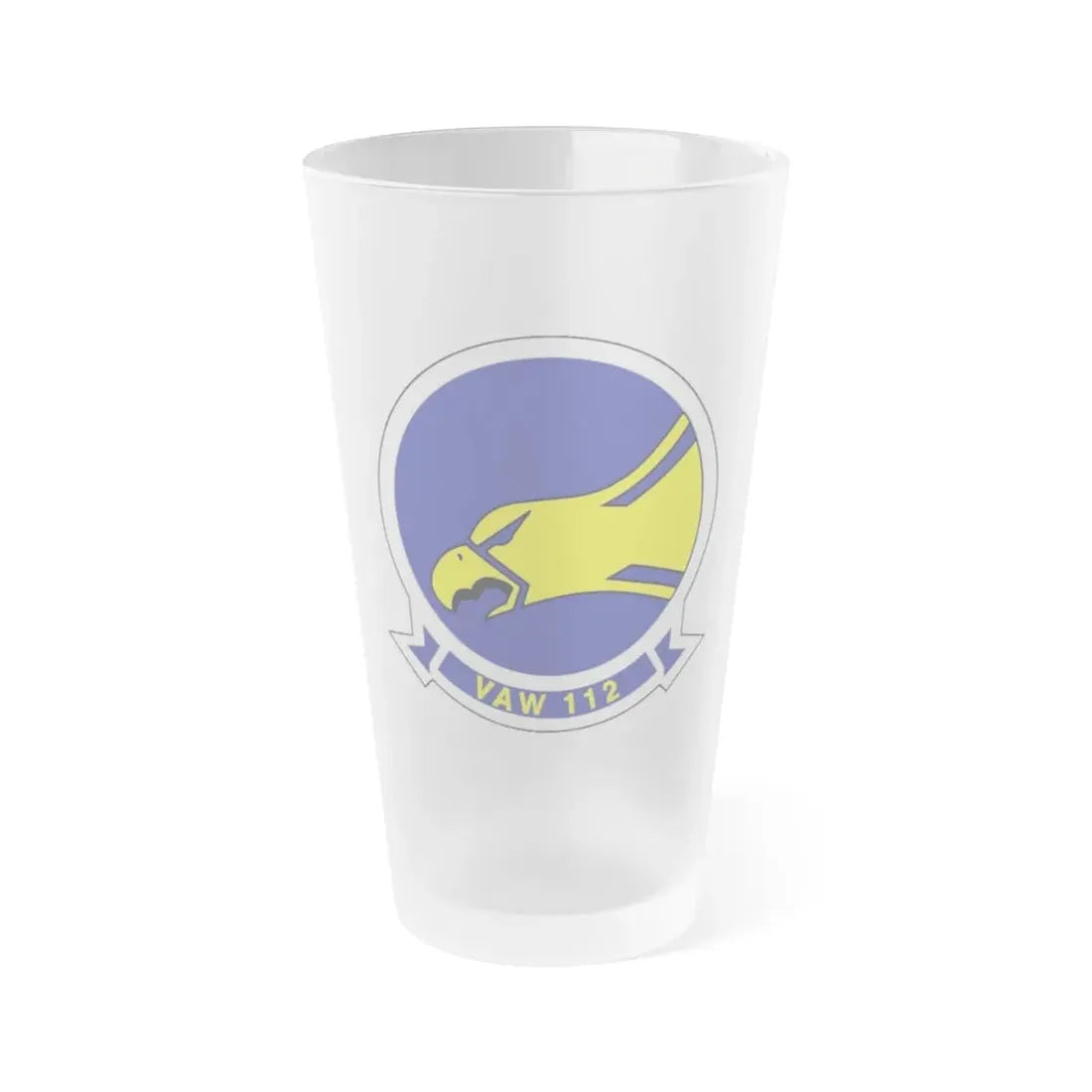 VAW 112 (U.S. Navy) Frosted Pint Glass 16oz Default Title - Go Mug Yourself