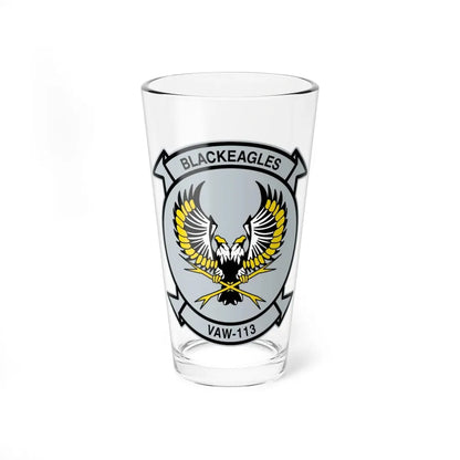 VAW 113 Blackeagles (U.S. Navy) Pint Glass 16oz 16oz - Go Mug Yourself