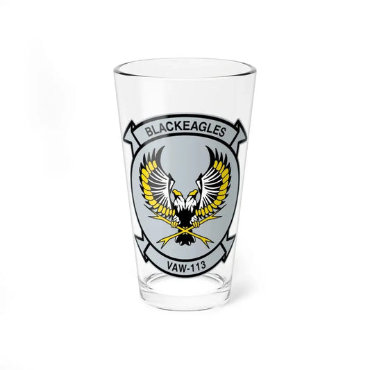 VAW 113 Blackeagles (U.S. Navy) Pint Glass 16oz 16oz - Go Mug Yourself