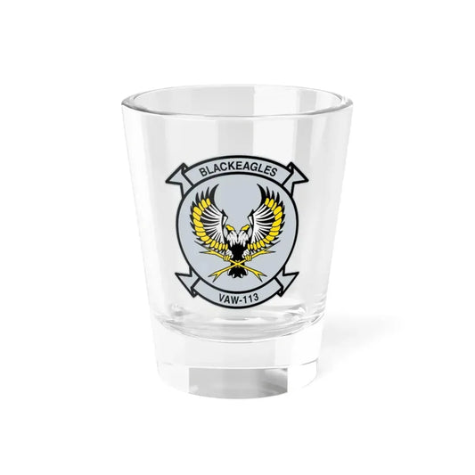 VAW 113 Blackeagles (U.S. Navy) Shot Glass 1.5oz 1.5oz - Go Mug Yourself