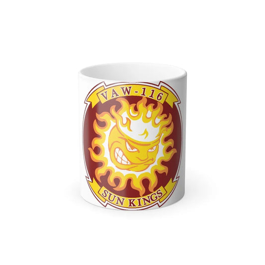 VAW 116 Sun Kings (U.S. Navy) Color Changing Mug 11oz-11oz-Go Mug Yourself