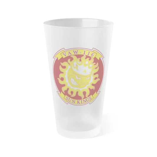 VAW 116 Sun Kings (U.S. Navy) Frosted Pint Glass 16oz Default Title - Go Mug Yourself