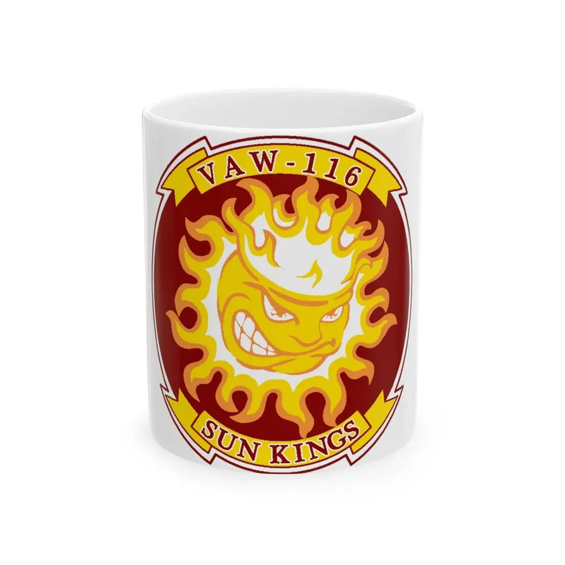 VAW 116 Sun Kings (U.S. Navy) White Coffee Mug - Go Mug Yourself