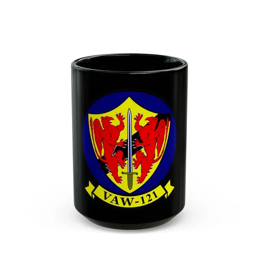 VAW 121 (U.S. Navy) Black Coffee Mug 15oz - Go Mug Yourself