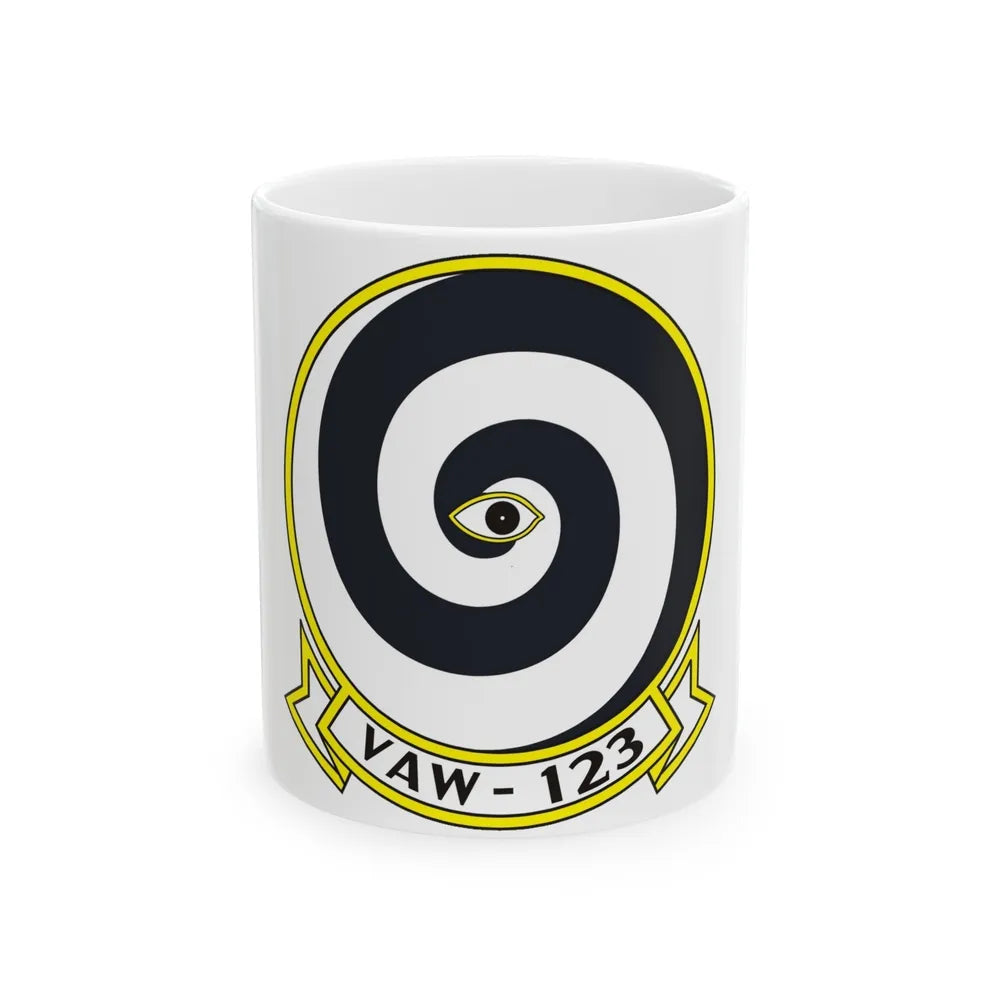 VAW 123 Screwtops (U.S. Navy) White Coffee Mug-11oz-Go Mug Yourself