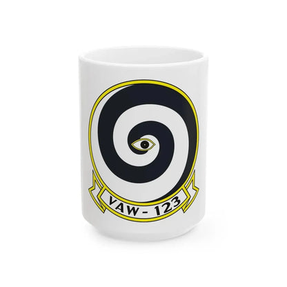 VAW 123 Screwtops (U.S. Navy) White Coffee Mug 15oz - Go Mug Yourself