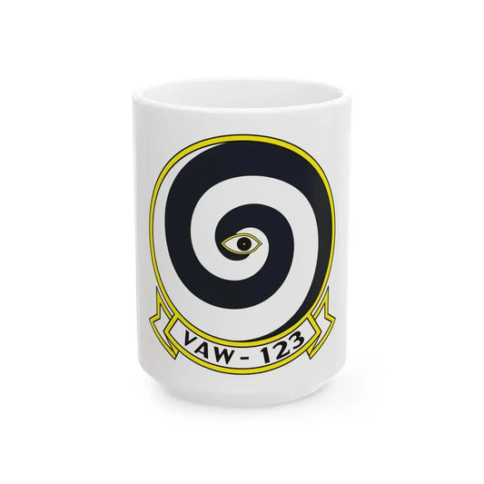 VAW 123 Screwtops (U.S. Navy) White Coffee Mug 15oz - Go Mug Yourself