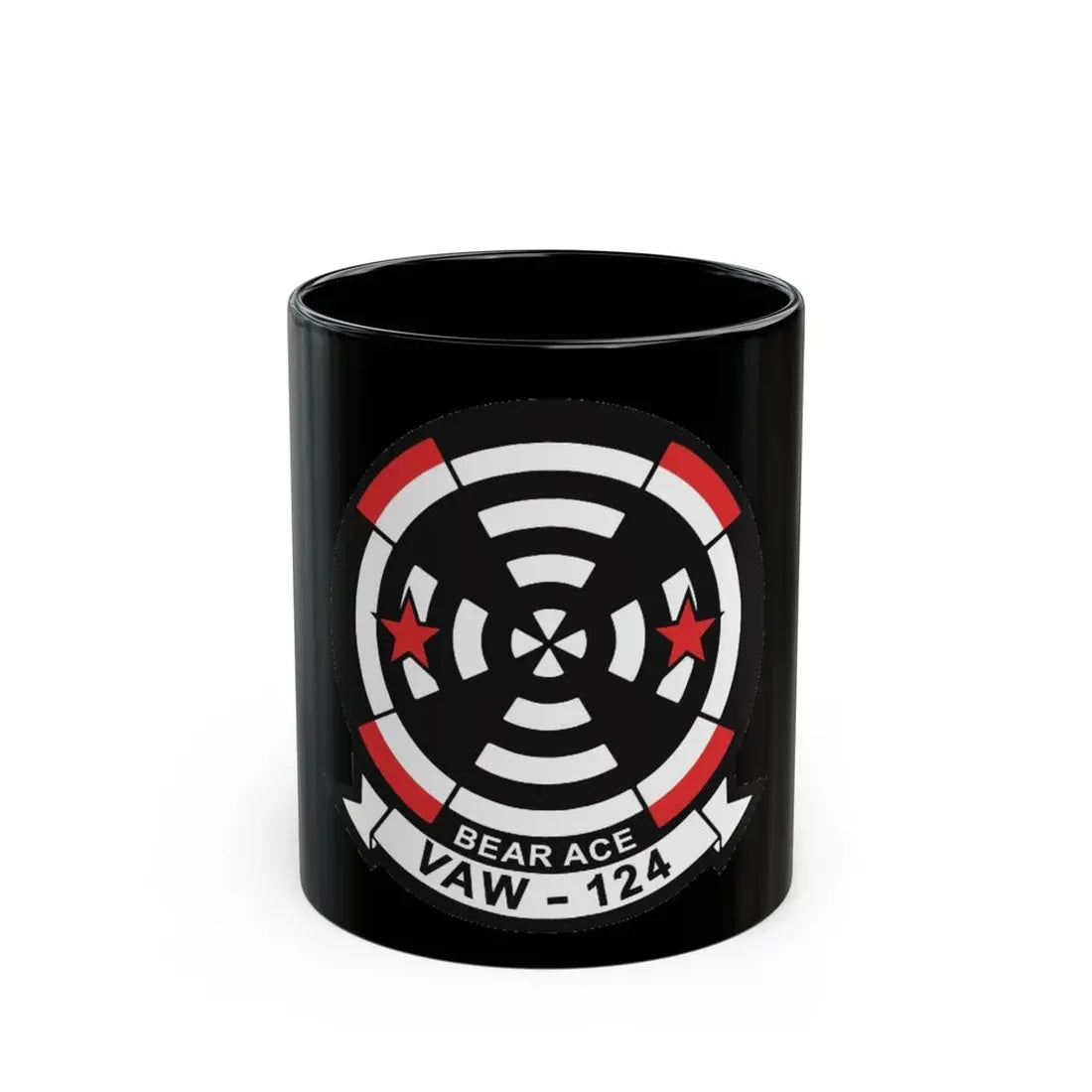 VAW 124 Bear Ace (U.S. Navy) Black Coffee Mug 11oz - Go Mug Yourself