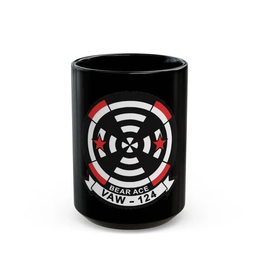 VAW 124 Bear Ace (U.S. Navy) Black Coffee Mug 15oz - Go Mug Yourself
