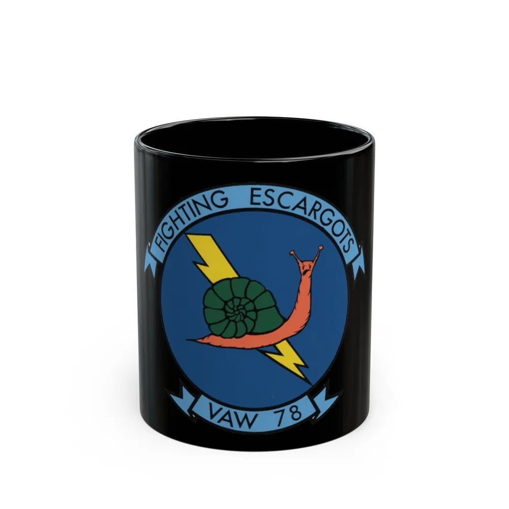 VAW 78 (U.S. Navy) Black Coffee Mug-11oz-Go Mug Yourself