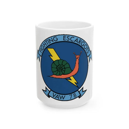 VAW 78 (U.S. Navy) White Coffee Mug 15oz - Go Mug Yourself