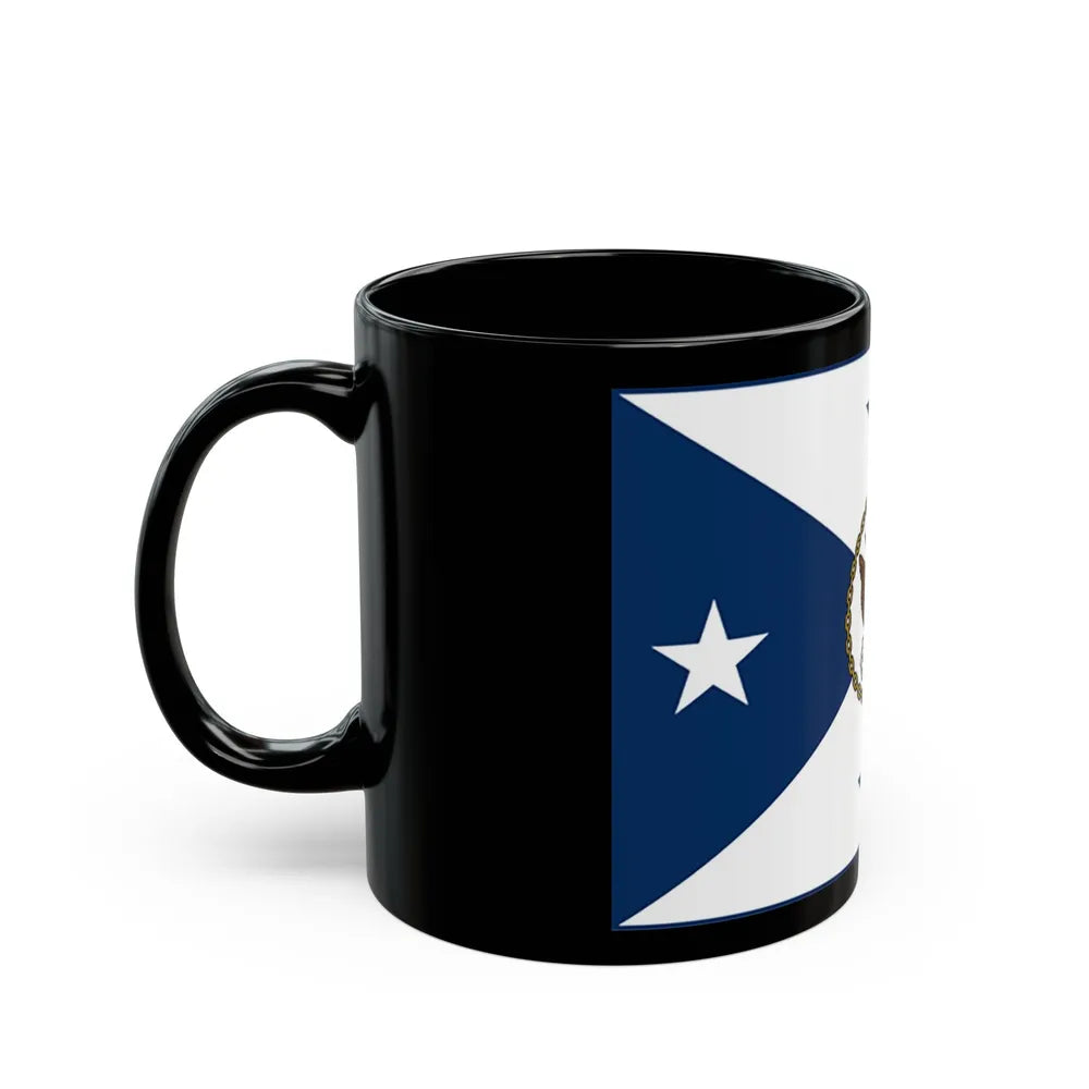 VCNO FLAG NO POLE. (U.S. Navy) Black Coffee Mug-Go Mug Yourself