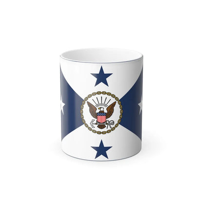 VCNO FLAG NO POLE. (U.S. Navy) Color Changing Mug 11oz-11oz-Go Mug Yourself