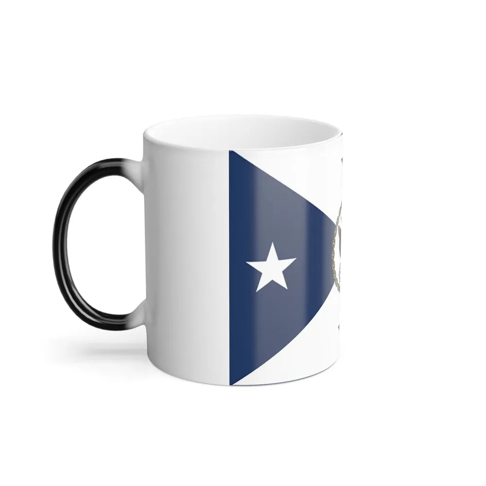 VCNO FLAG NO POLE. (U.S. Navy) Color Changing Mug 11oz-Go Mug Yourself
