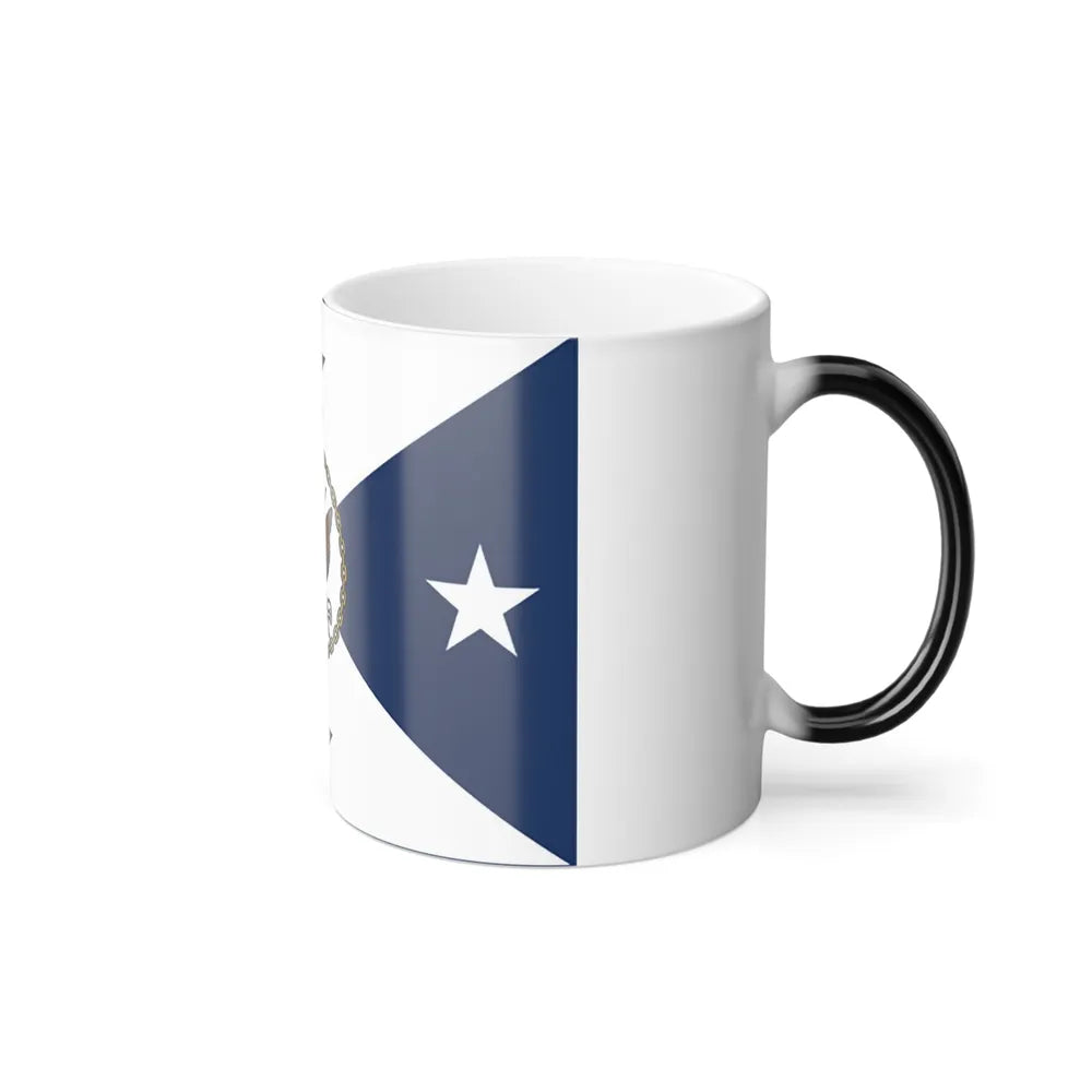 VCNO FLAG NO POLE. (U.S. Navy) Color Changing Mug 11oz-Go Mug Yourself