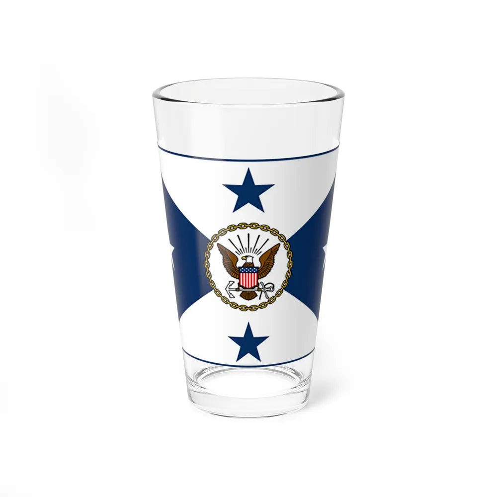 VCNO FLAG NO POLE. (U.S. Navy) Pint Glass 16oz-16oz-Go Mug Yourself