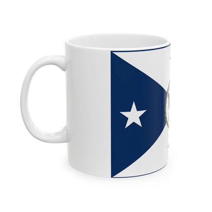 VCNO FLAG NO POLE. (U.S. Navy) White Coffee Mug-Go Mug Yourself