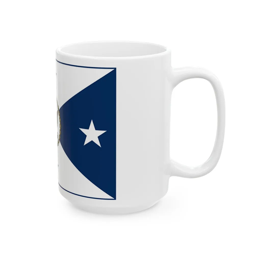 VCNO FLAG NO POLE. (U.S. Navy) White Coffee Mug-Go Mug Yourself