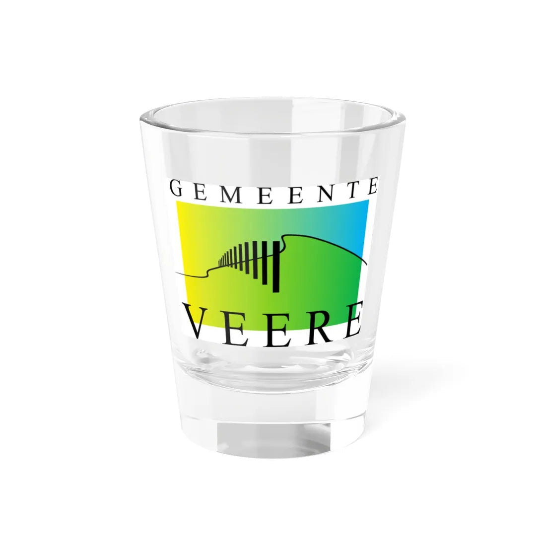Veere vlag (Netherlands) Shot Glass 1.5oz 1.5oz - Go Mug Yourself