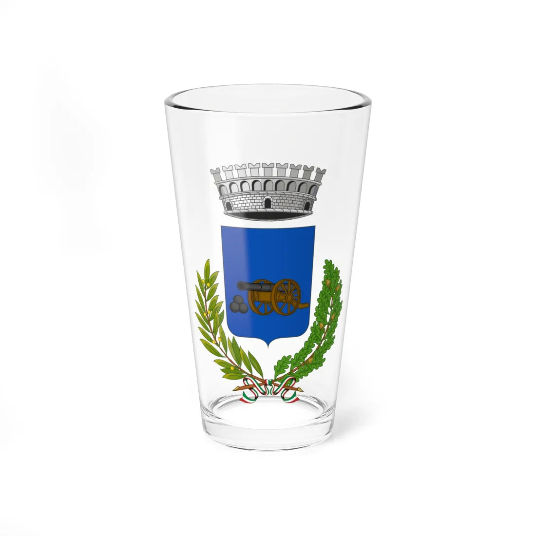 Veglie-Stemma (Italy) (Coat of Arms) Pint Glass 16oz 16oz - Go Mug Yourself