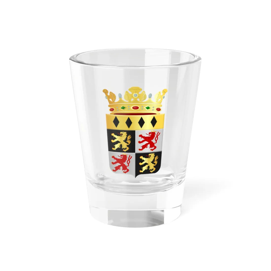 Veldhoven wapen (Netherlands) (Coat of Arms) Shot Glass 1.5oz 1.5oz - Go Mug Yourself
