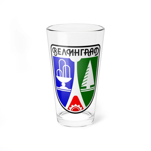 Velingrad-coat-of-arms (Bulgaria) (Coat of Arms) Pint Glass 16oz 16oz - Go Mug Yourself