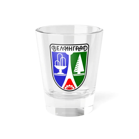 Velingrad-coat-of-arms (Bulgaria) (Coat of Arms) Shot Glass 1.5oz 1.5oz - Go Mug Yourself