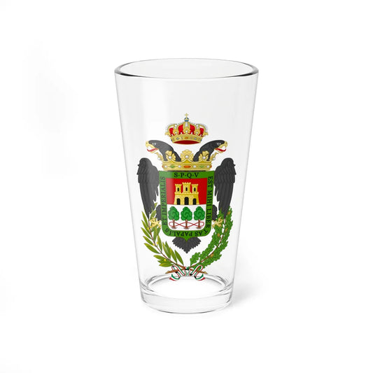 Velletri-Stemma (Italy) (Coat of Arms) Pint Glass 16oz 16oz - Go Mug Yourself