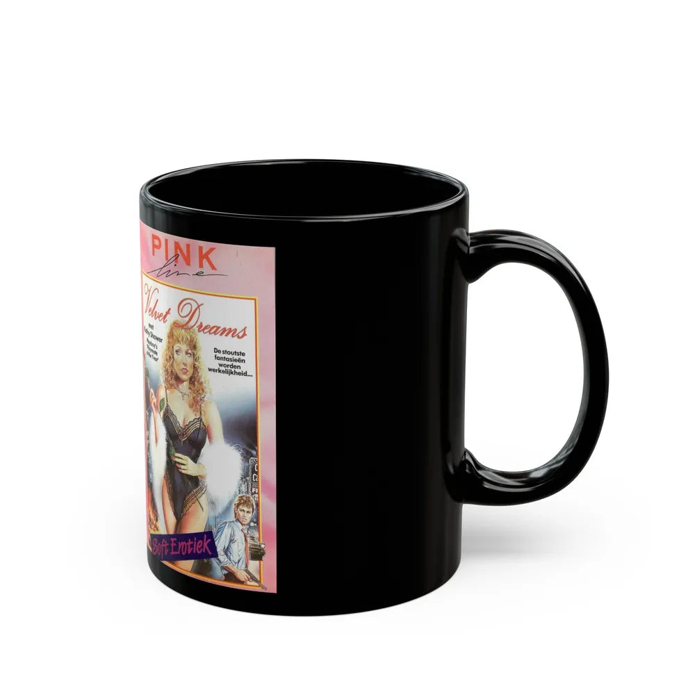 VELVET DREAMS (VHS COVER) - Black Coffee Mug-Go Mug Yourself