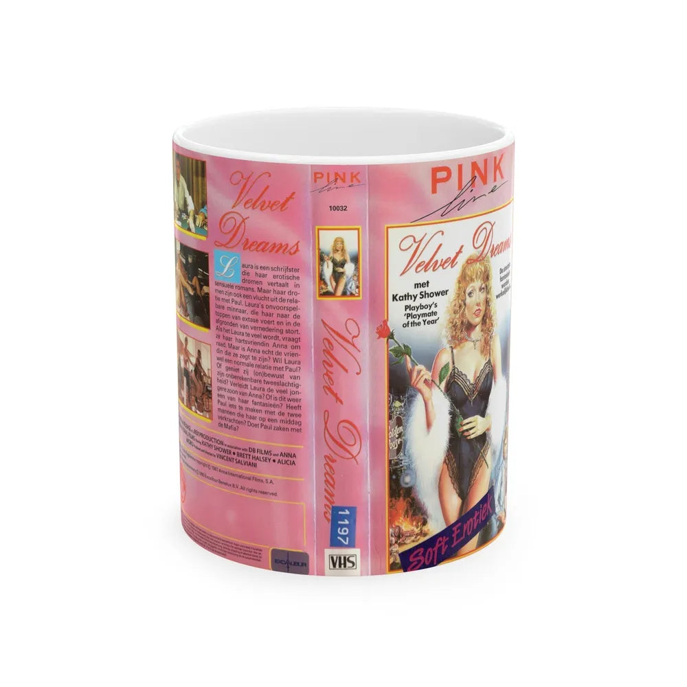 VELVET DREAMS (VHS COVER) - White Coffee Mug-11oz-Go Mug Yourself