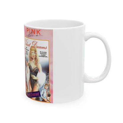 VELVET DREAMS (VHS COVER) - White Coffee Mug-Go Mug Yourself