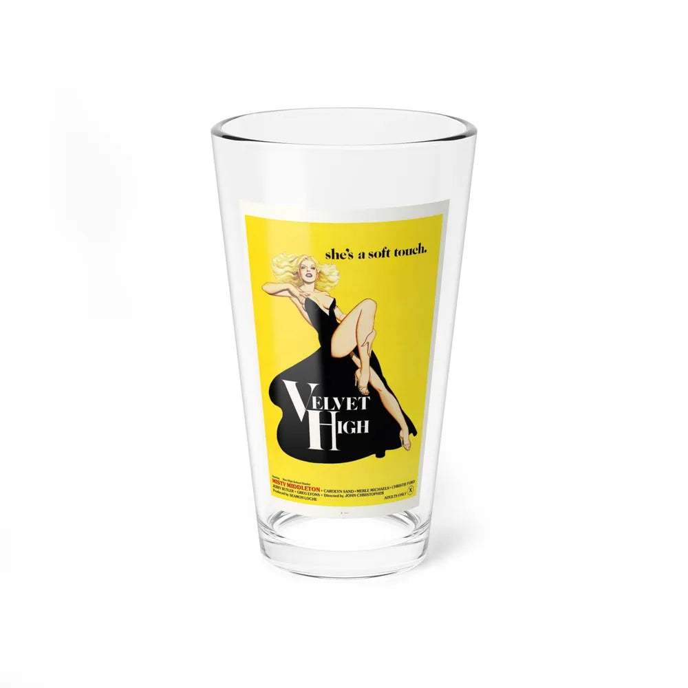 VELVET HIGH 1981 Movie Poster - Pint Glass 16oz-16oz-Go Mug Yourself