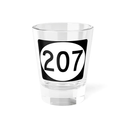 Vemont 207 town (Vermont) (Road Sign) Shot Glass 1.5oz 1.5oz - Go Mug Yourself