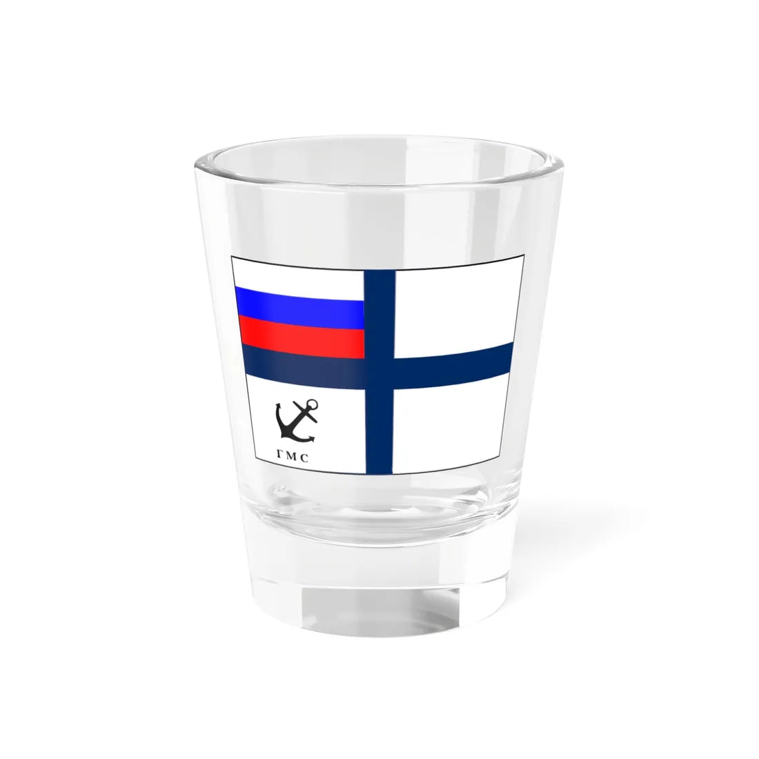 Venalaistamispursilippu (Finland) Shot Glass 1.5oz 1.5oz - Go Mug Yourself