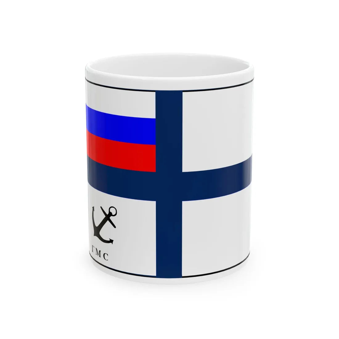 Venalaistamispursilippu (Finland) White Coffee Mug 11oz - Go Mug Yourself