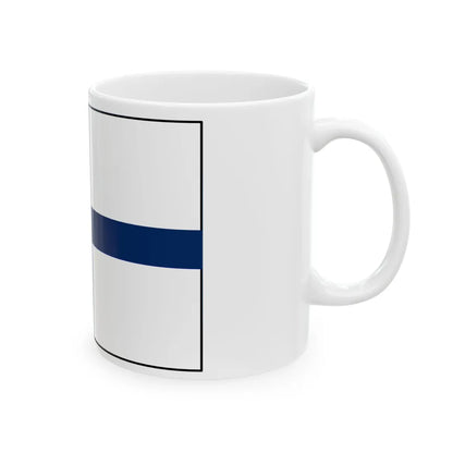 Venalaistamispursilippu (Finland) White Coffee Mug - Go Mug Yourself