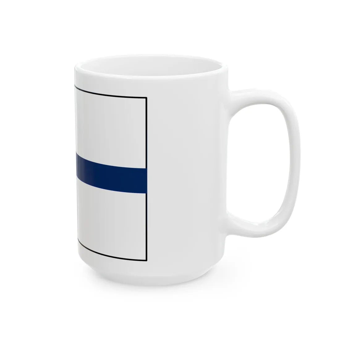 Venalaistamispursilippu (Russia) White Coffee Mug - Go Mug Yourself