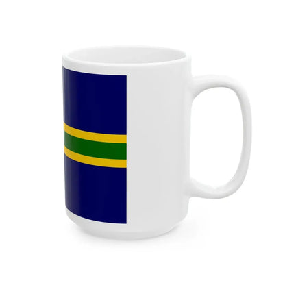 Vendsysselflag (Denmark) White Coffee Mug - Go Mug Yourself
