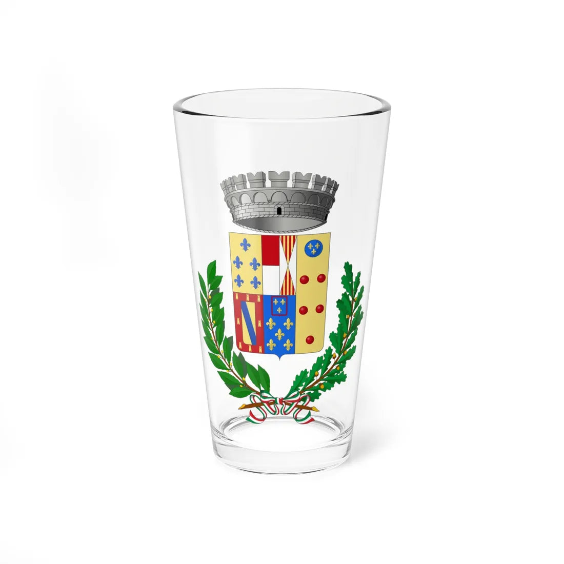 Venetico-Stemma (Italy) (Coat of Arms) Pint Glass 16oz 16oz - Go Mug Yourself