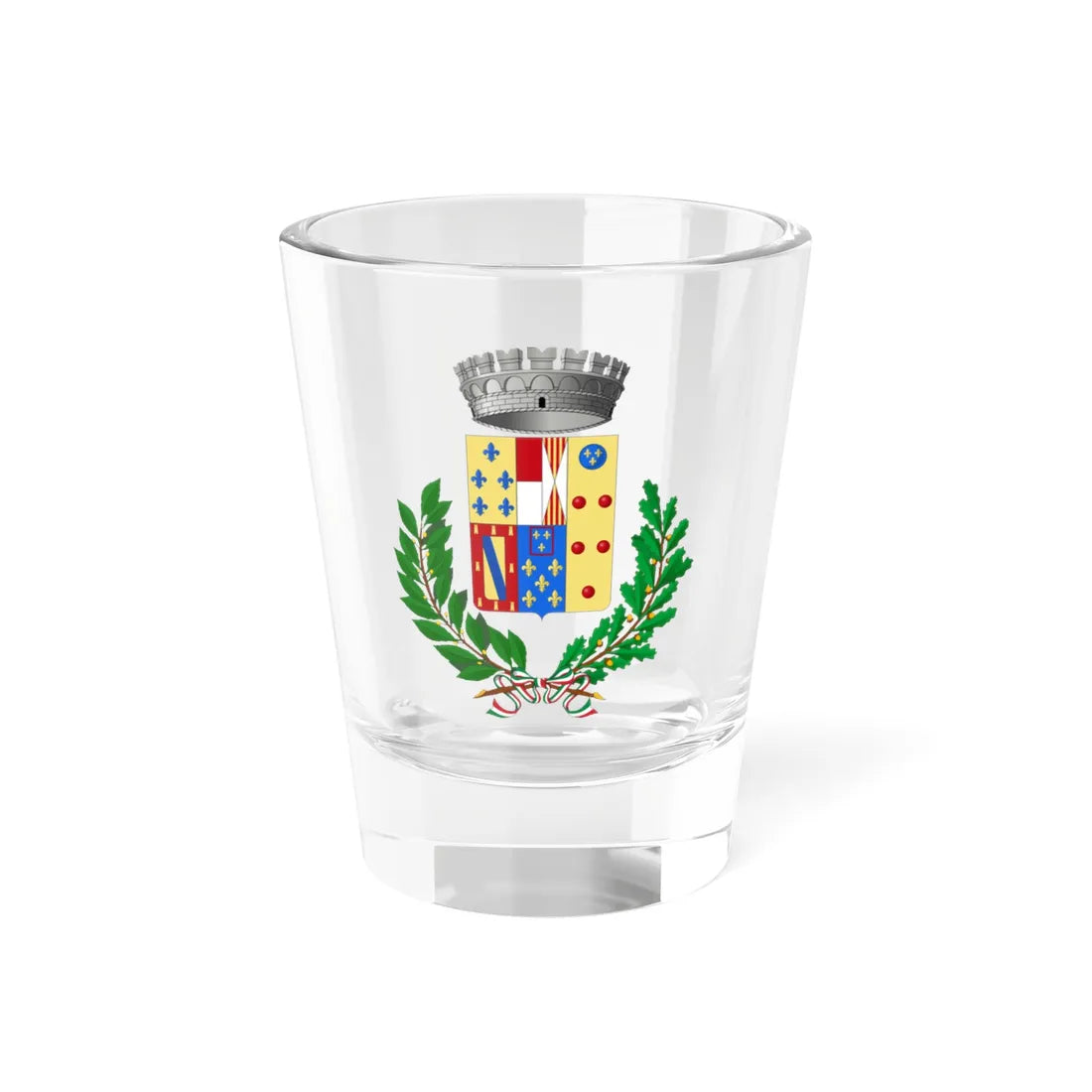 Venetico-Stemma (Italy) (Coat of Arms) Shot Glass 1.5oz 1.5oz - Go Mug Yourself
