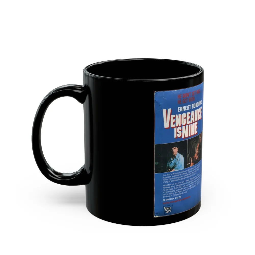 VENGEANCE IS MINE ERNEST BORGNINE (VHS COVER) - Black Coffee Mug-Go Mug Yourself