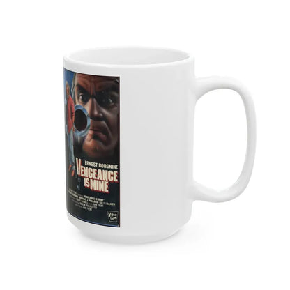 VENGEANCE IS MINE ERNEST BORGNINE (VHS COVER) - White Coffee Mug - Go Mug Yourself