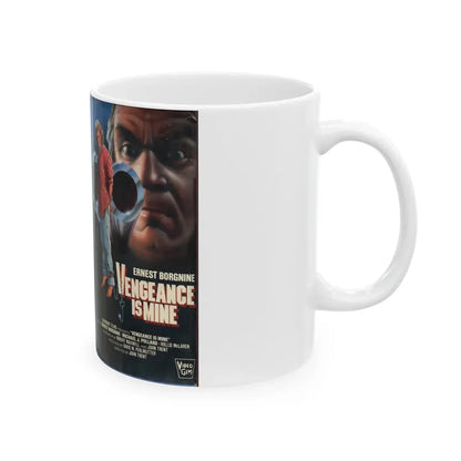VENGEANCE IS MINE ERNEST BORGNINE (VHS COVER) - White Coffee Mug - Go Mug Yourself