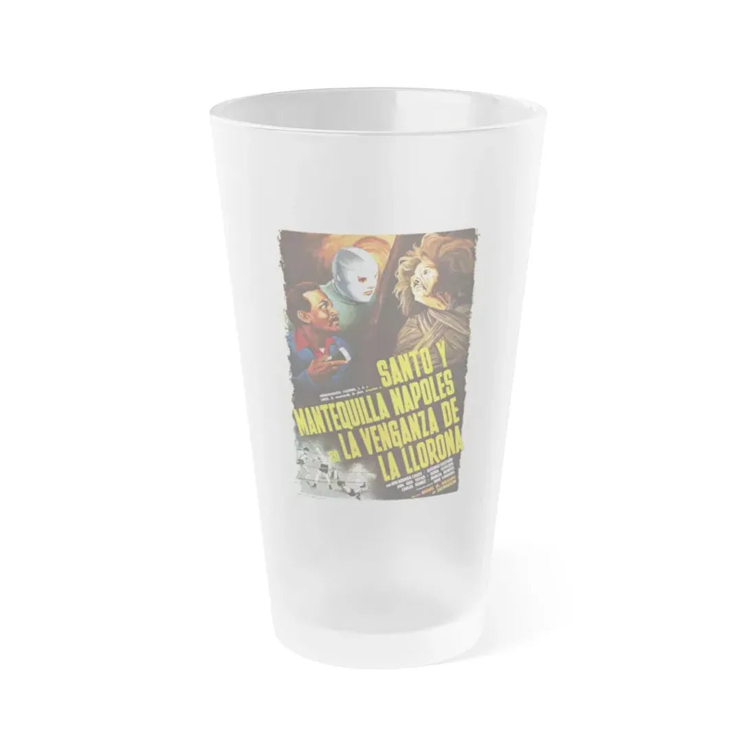 VENGEANCE OF THE CRYING WOMAN 1974 Movie Poster - Frosted Pint Glass 16oz Default Title - Go Mug Yourself