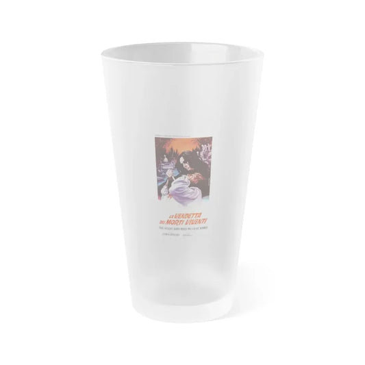 VENGEANCE OF THE ZOMBIES (ITALIAN) 1973 Movie Poster - Frosted Pint Glass 16oz Default Title - Go Mug Yourself