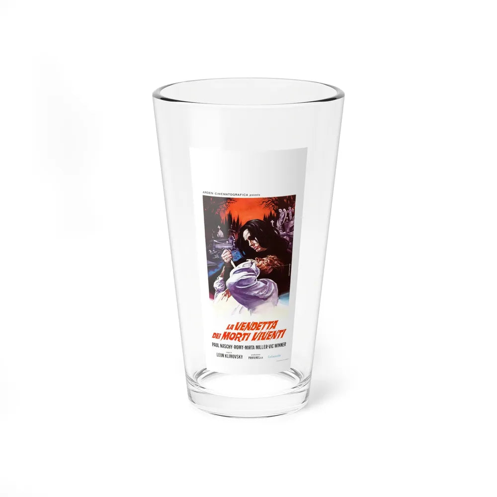 VENGEANCE OF THE ZOMBIES (ITALIAN) 1973 Movie Poster - Pint Glass 16oz-16oz-Go Mug Yourself