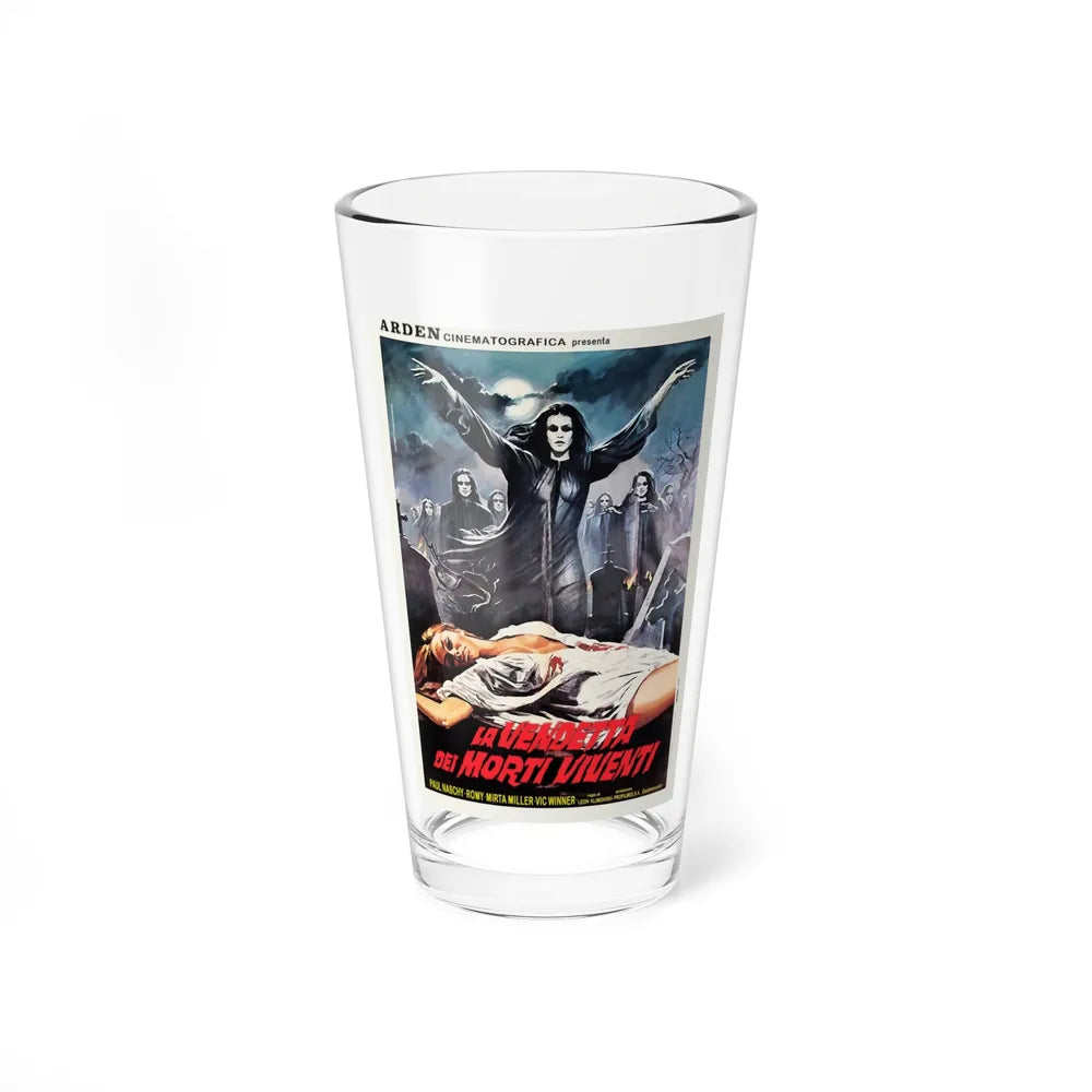 VENGEANCE OF THE ZOMBIES (ITALIAN 2) 1973 Movie Poster - Pint Glass 16oz-16oz-Go Mug Yourself