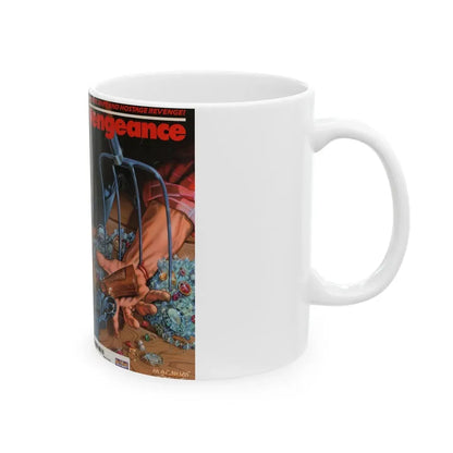 VENGEANCE (VHS COVER) - White Coffee Mug - Go Mug Yourself