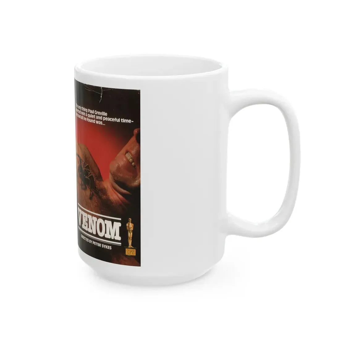 VENOM (VHS COVER) - White Coffee Mug - Go Mug Yourself